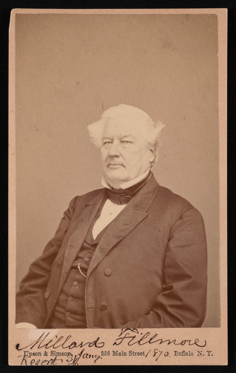 Ritratto di Millard Fillmore, 4 gennaio 1870 da Upson and Simson