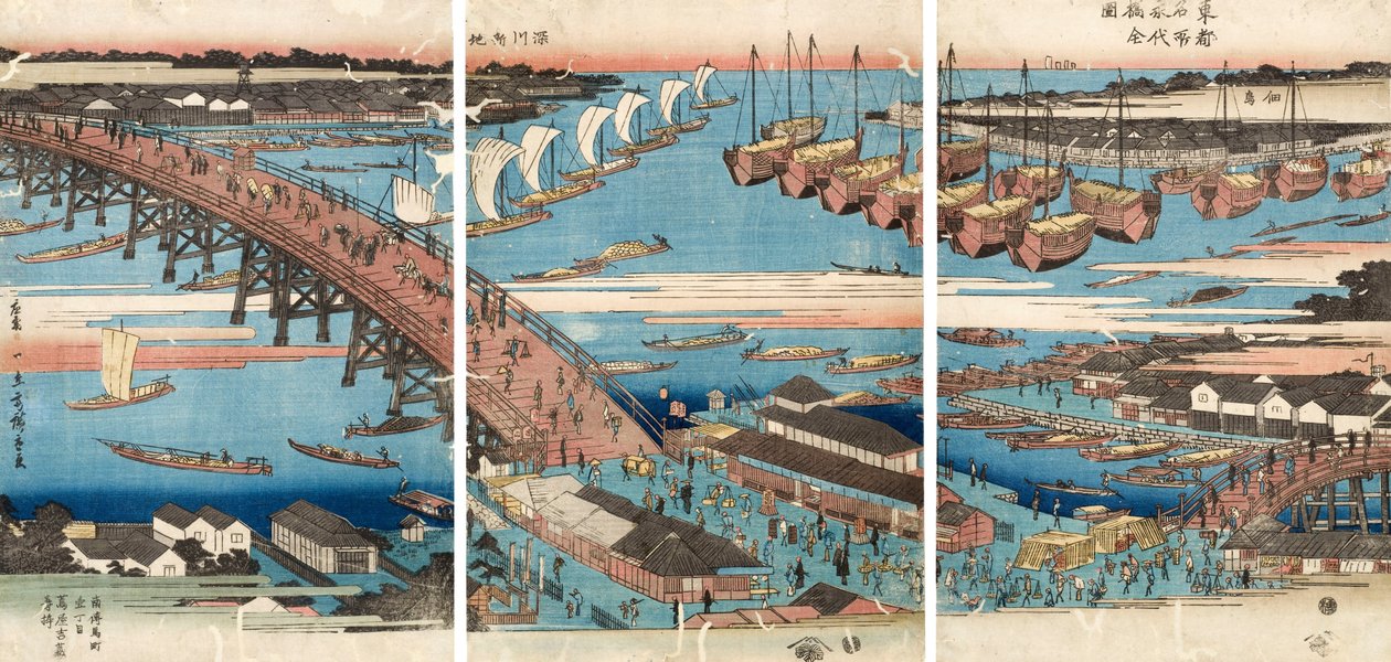 Xilografia da Utagawa Hiroshige