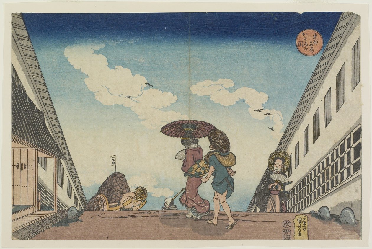 Kasumigaseki, 1830-1837 da Utagawa Kuniyoshi