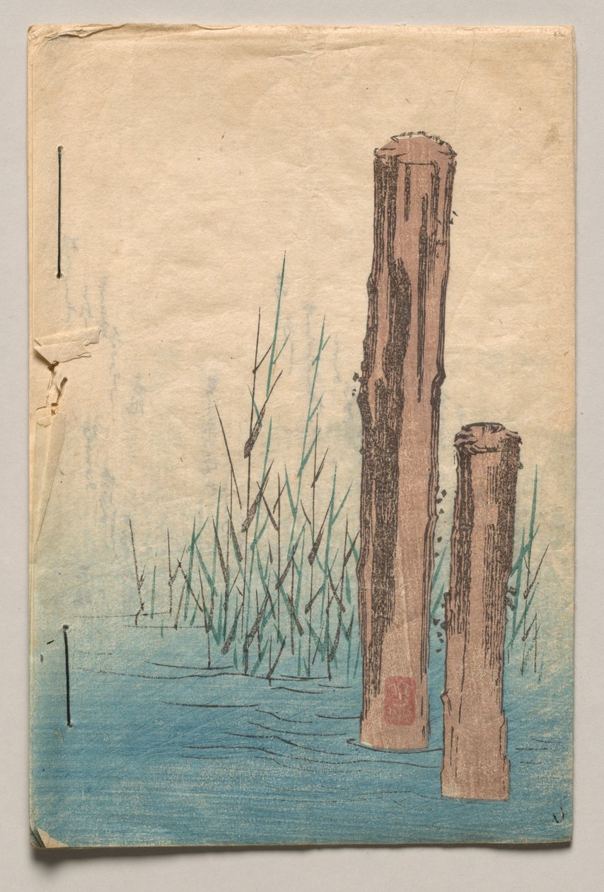 Retrocopertina di “Verses for Winter and Spring” da Utagawa Hiroshige