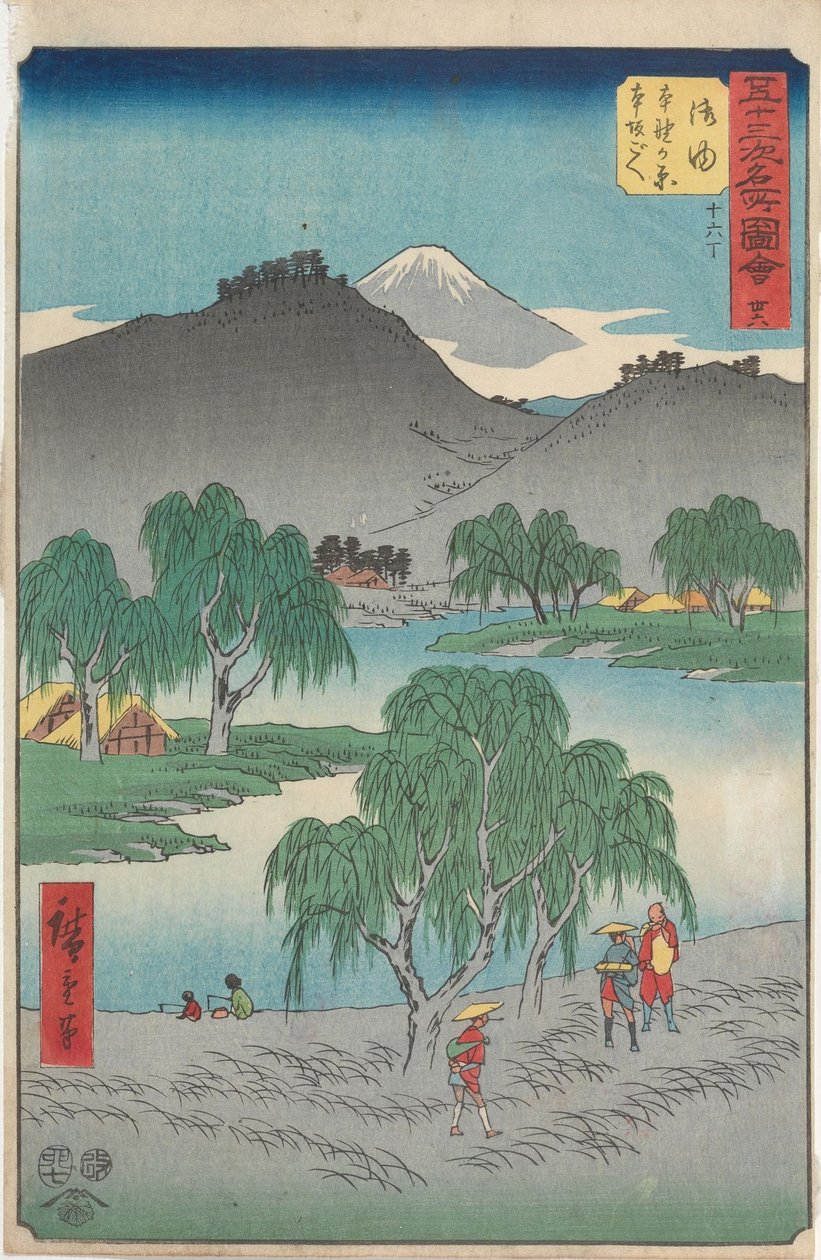 Luoghi famosi delle cinquantatre stazioni da Utagawa Hiroshige