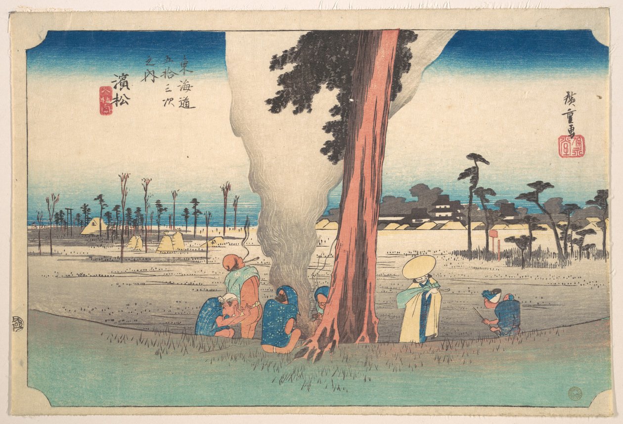 Hamamatsu, veduta di Toko da Utagawa Hiroshige