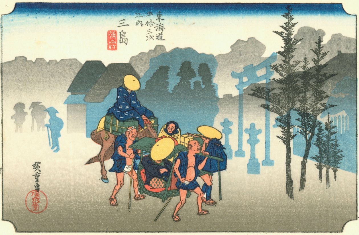 Hiroshige12 mishima da Utagawa Hiroshige