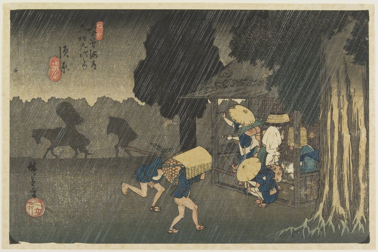 No.40 Suhara, 1830-1844 da Utagawa Hiroshige