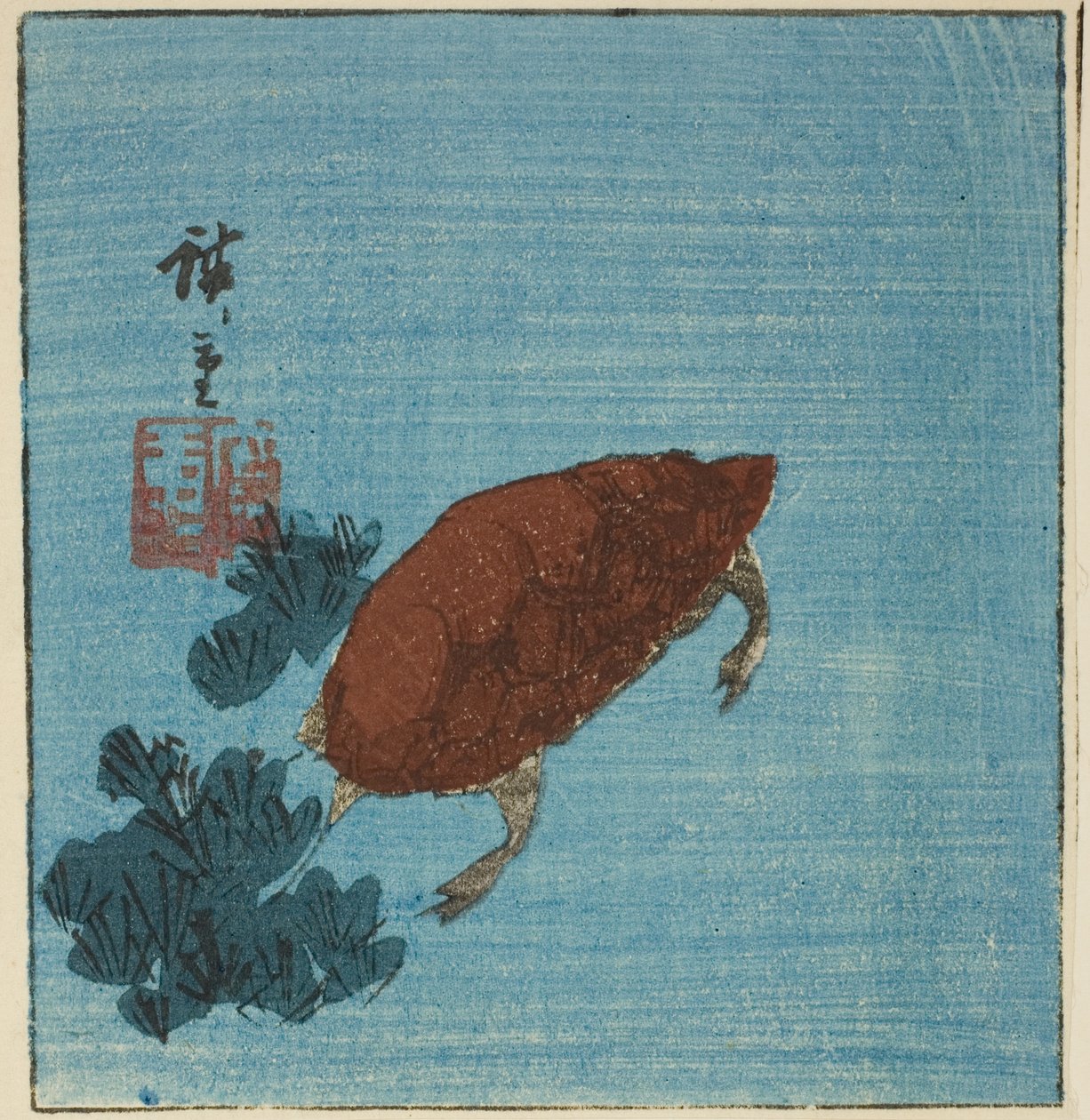 Tartaruga da Utagawa Hiroshige