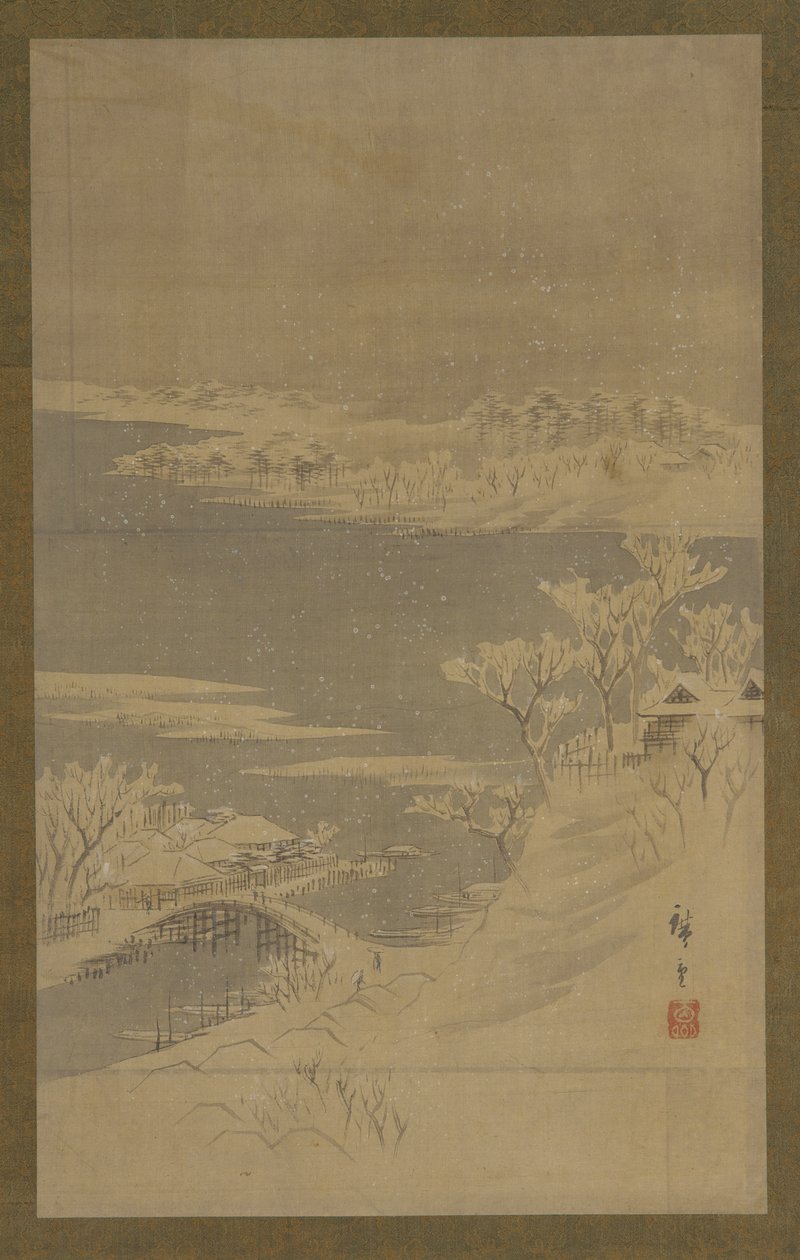 Paesaggio Invernale da Utagawa Hiroshige II