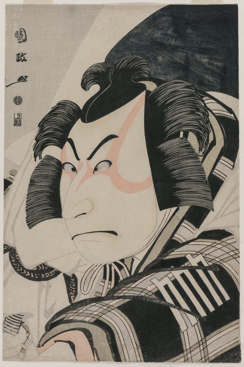 Nakamura Nakazo II come Matsuomaru nella scena del fermo della carrozza, 1796 da Utagawa Kunimasa