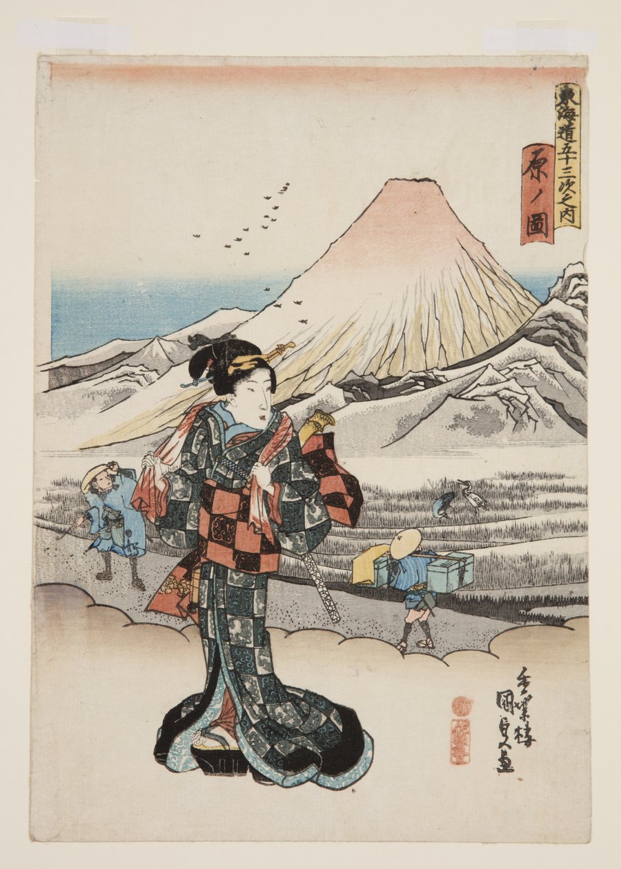 Vista di Hara da Utagawa Kunisada