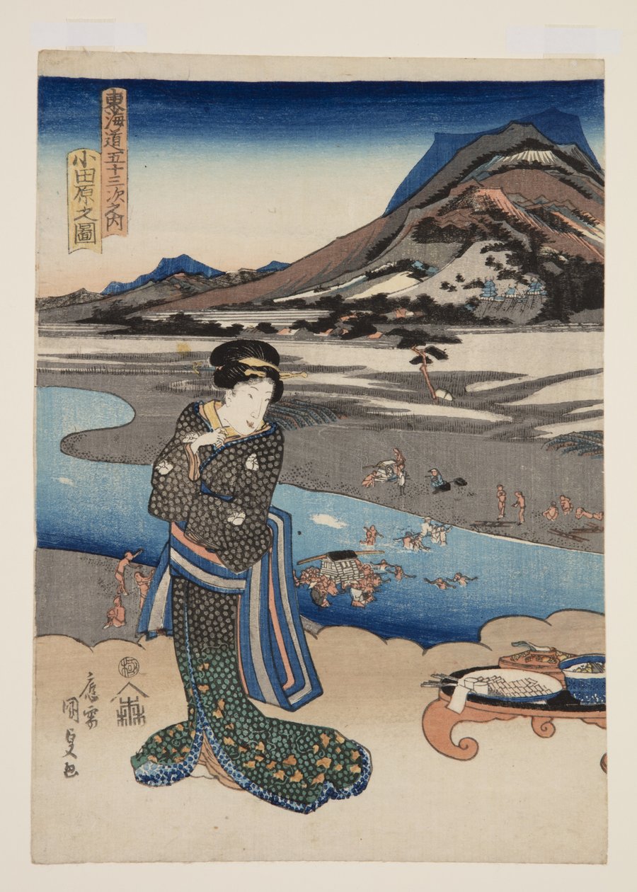 Veduta di Odawara da Utagawa Kunisada
