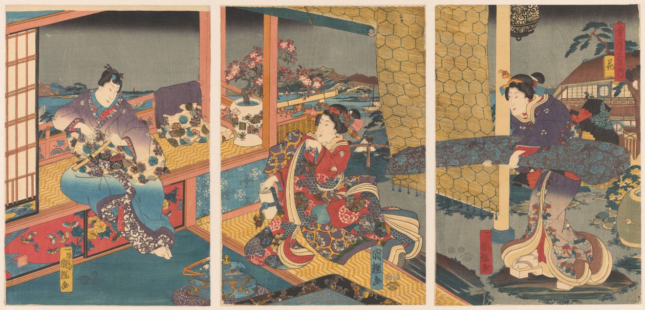 Fiori (Hana) da Utagawa Kuniteru