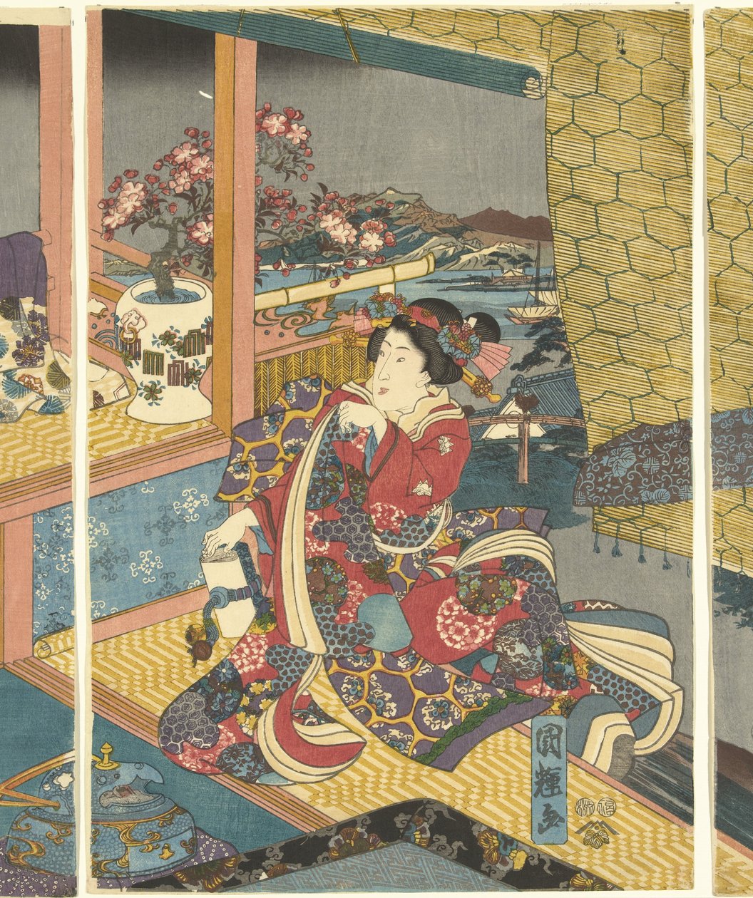 Fiori da Utagawa Kuniteru