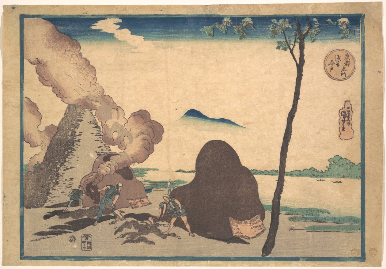 Asakusa Imado da Utagawa Kuniyoshi