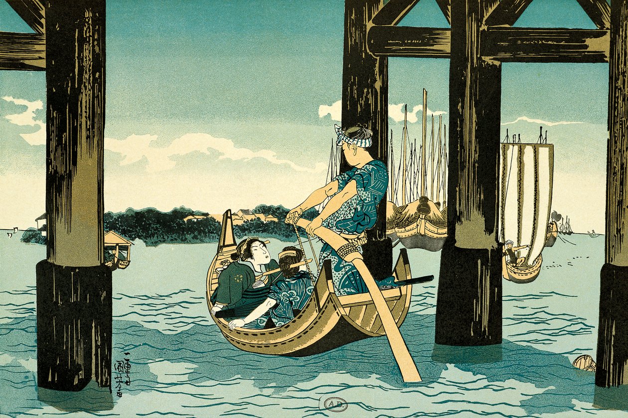 Gite in barca da Utagawa Kuniyoshi