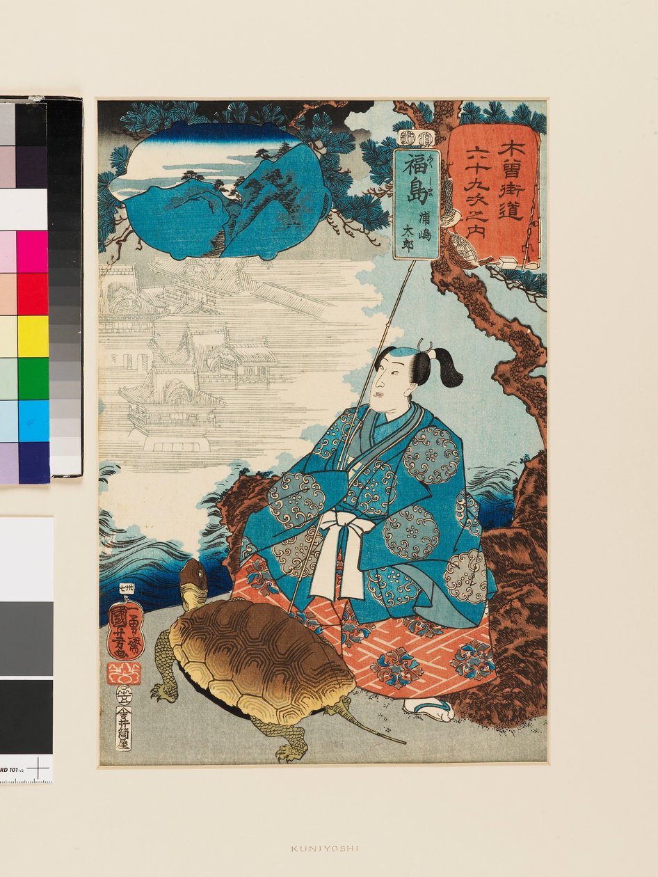 Fukushima: Urashima Tarō da Utagawa Kuniyoshi