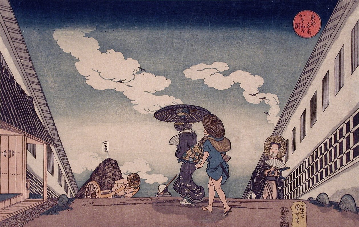 Kasumigaseki da Utagawa Kuniyoshi