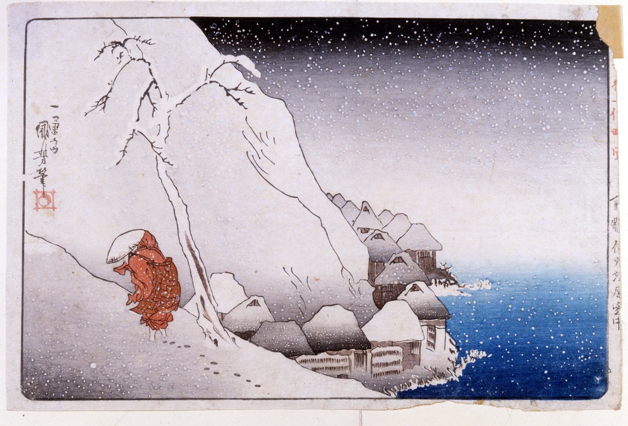 Vita di Nichiren da Utagawa Kuniyoshi