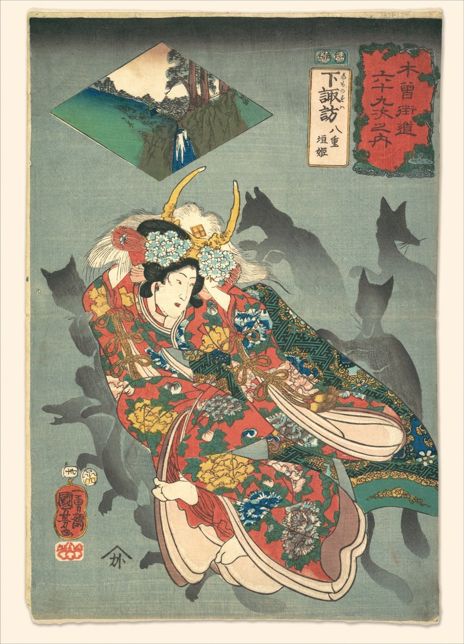 Principessa Yaegaki da Utagawa Kuniyoshi