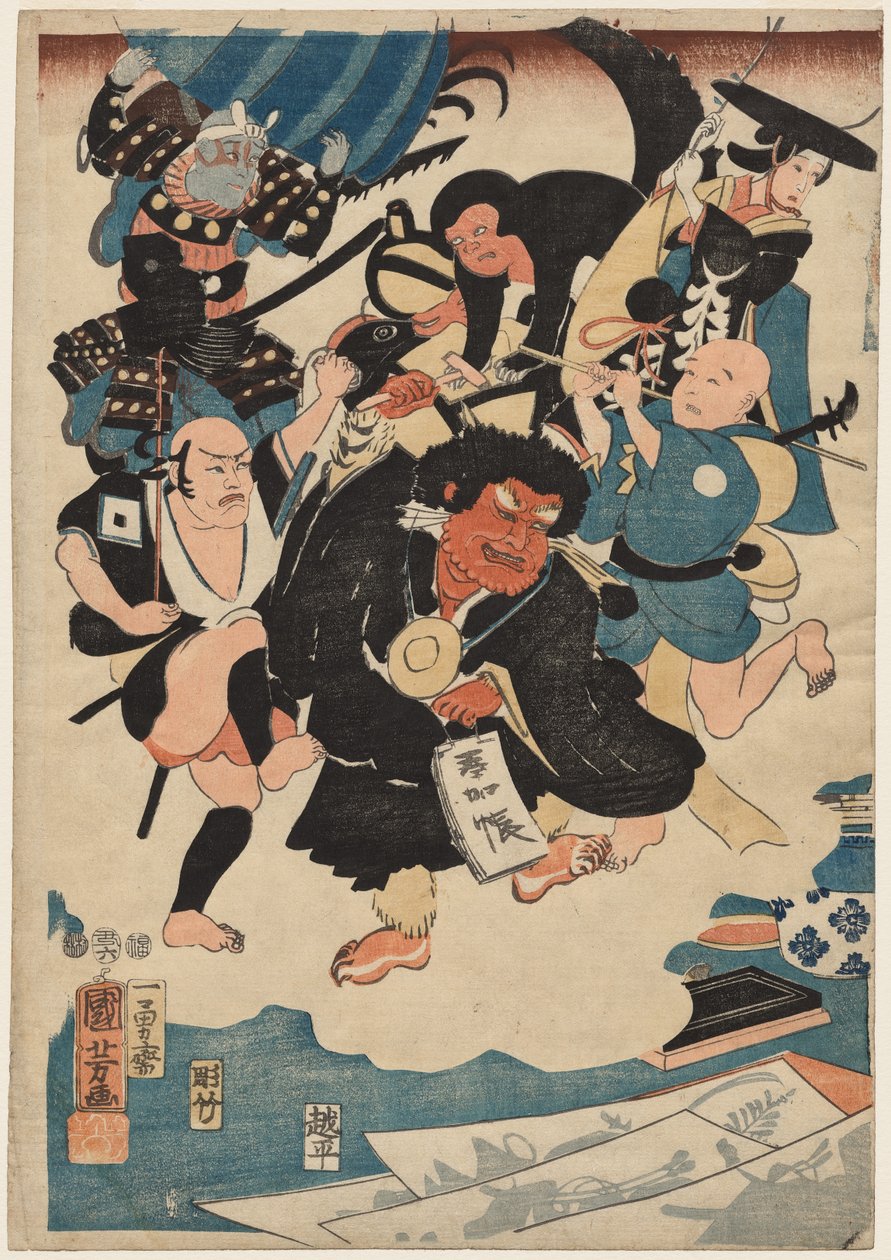 Lo strano caso di Ukiyo Matahei e i suoi famosi dipinti da Utagawa Kuniyoshi