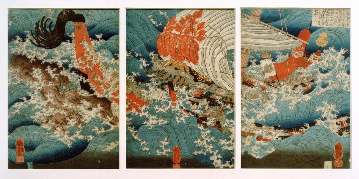 Il sacrificio di Yojibei da Utagawa Kuniyoshi