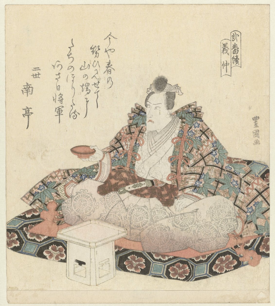 Minamoto no Yoshinaka da Utagawa Toyokuni (I)