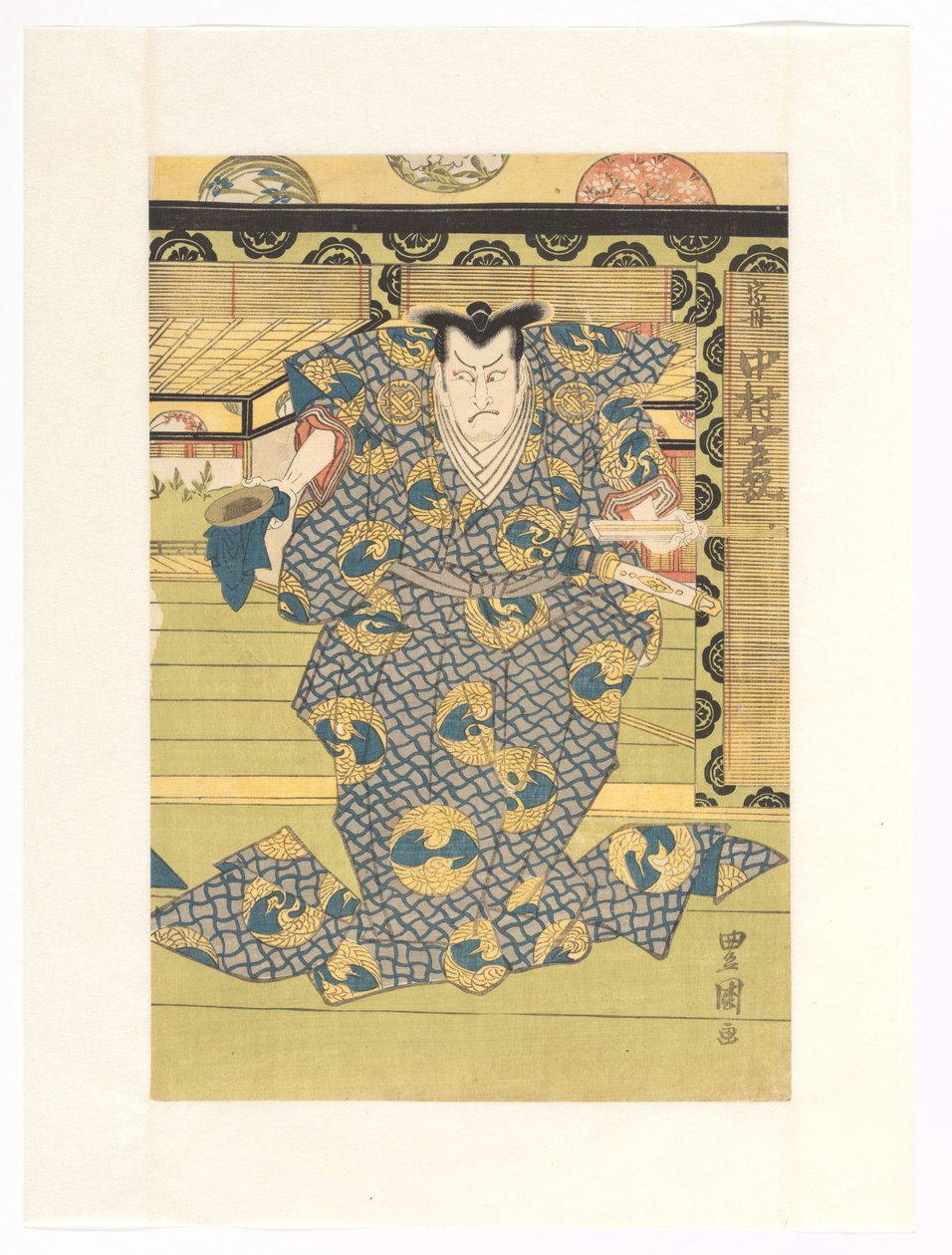Oguri Shinui, somigliante a Fukashichi da Utagawa Toyokuni (I)