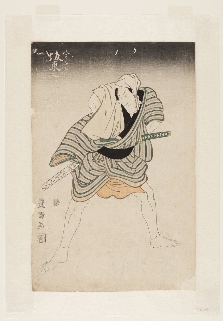 Attore Bandō Mitsugorō III da Utagawa Toyokuni