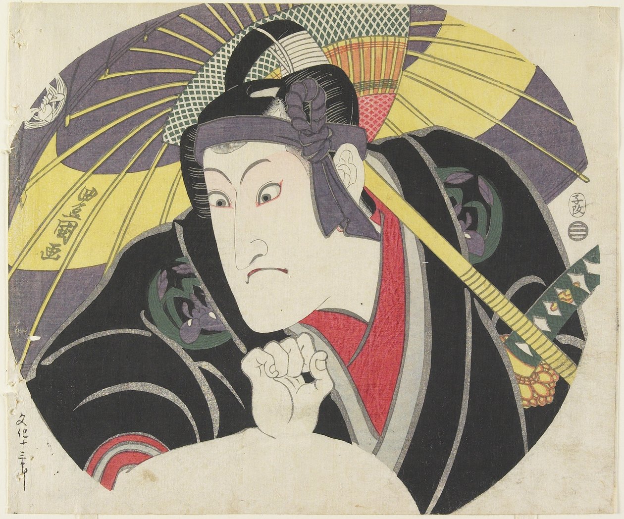 Iwai Hanshiro V come Sukeroku, 1816 da Utagawa Toyokuni
