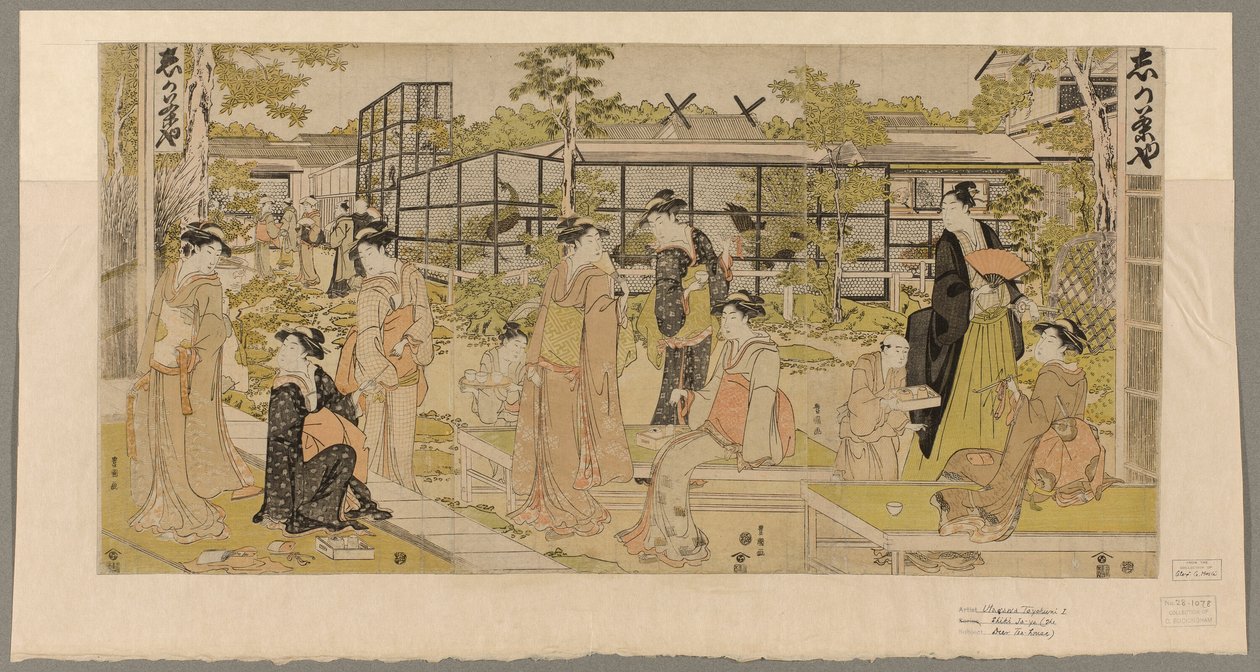 Kacho chaya da Utagawa Toyokuni I