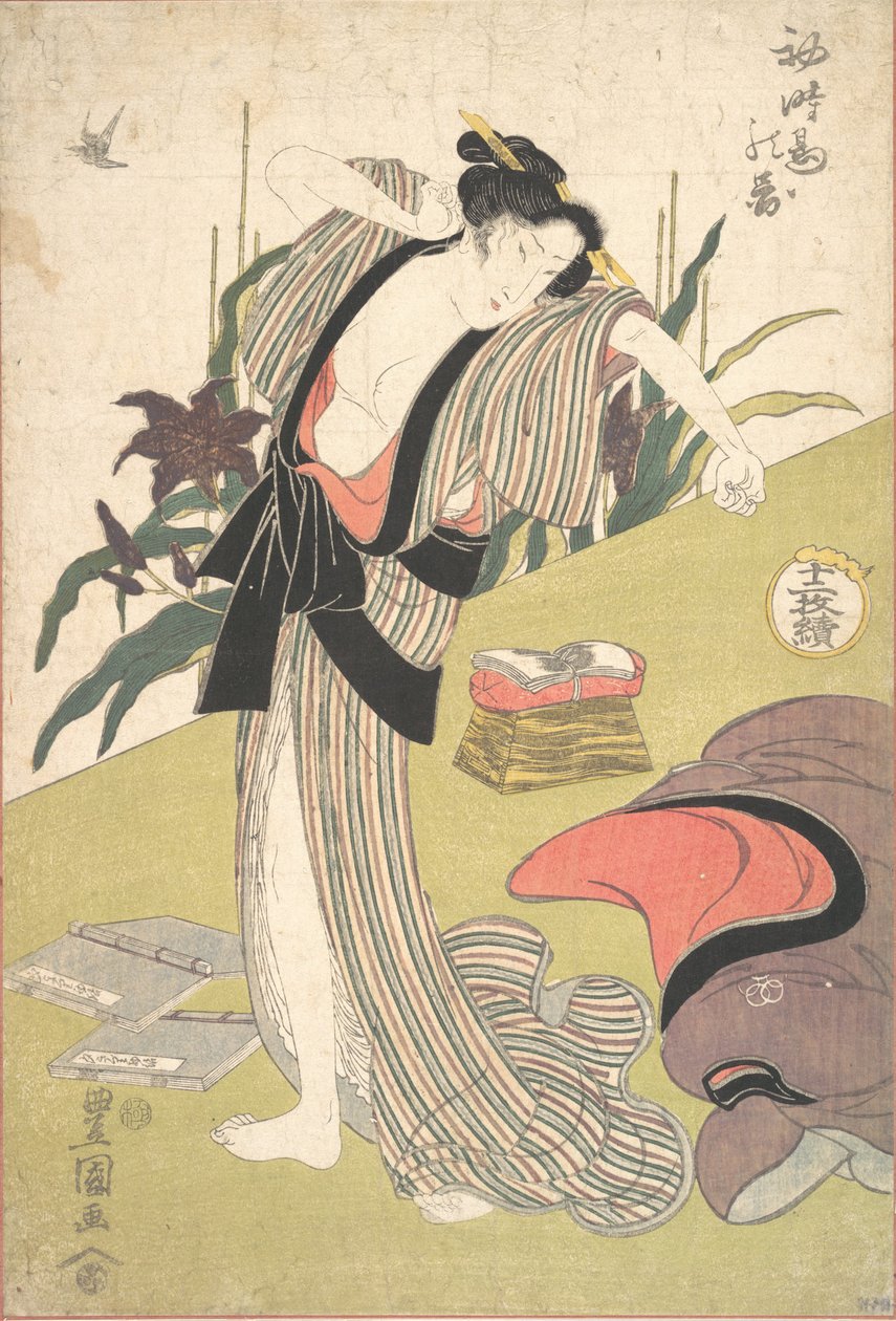 La prima visita del cuculo da Utagawa Toyokuni I