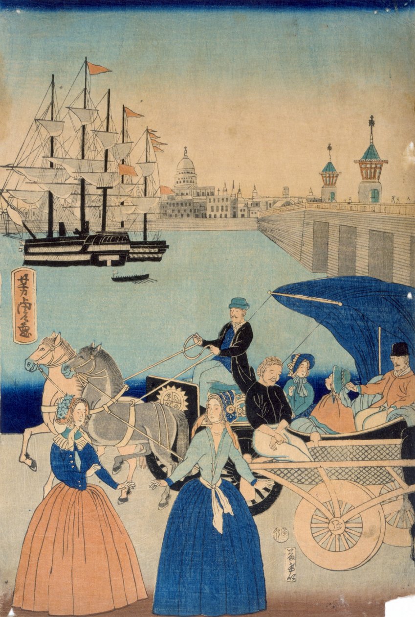 Immagine di Londra, Inghilterra da Utagawa Yoshitora