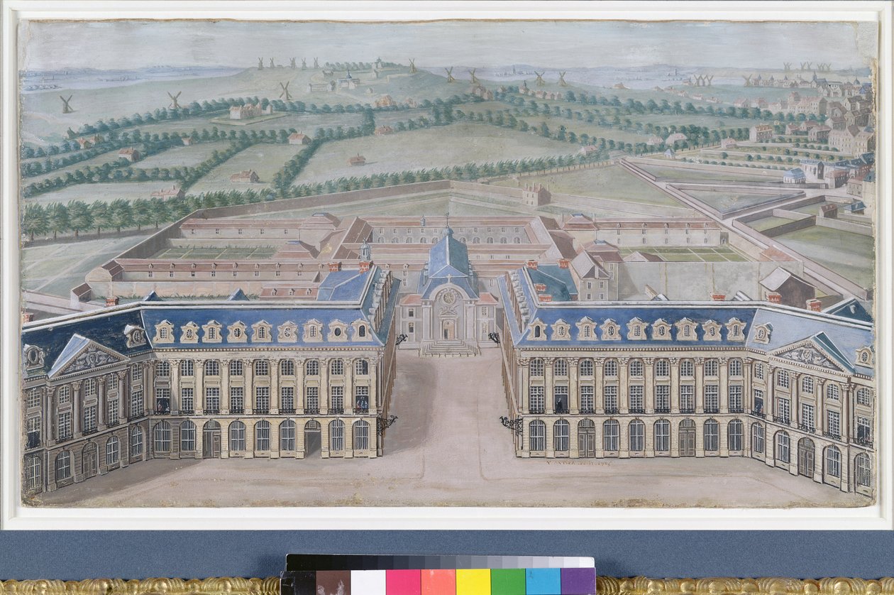 Place Louis-le-Grand e il Convento dei Cappuccini, c.1705 da V. Antier
