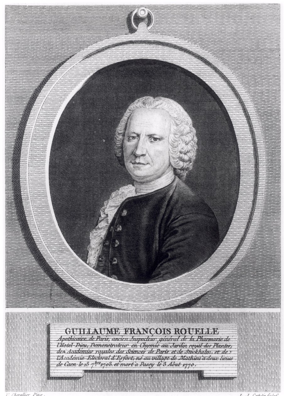 Guillaume Francois Rouelle, inciso da Louis Jacques Cathelin da V. Chevallier