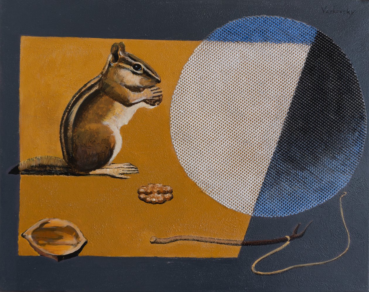 Fuga del chipmunk dalla trappola, 2021 da Vadym Vaskovsky