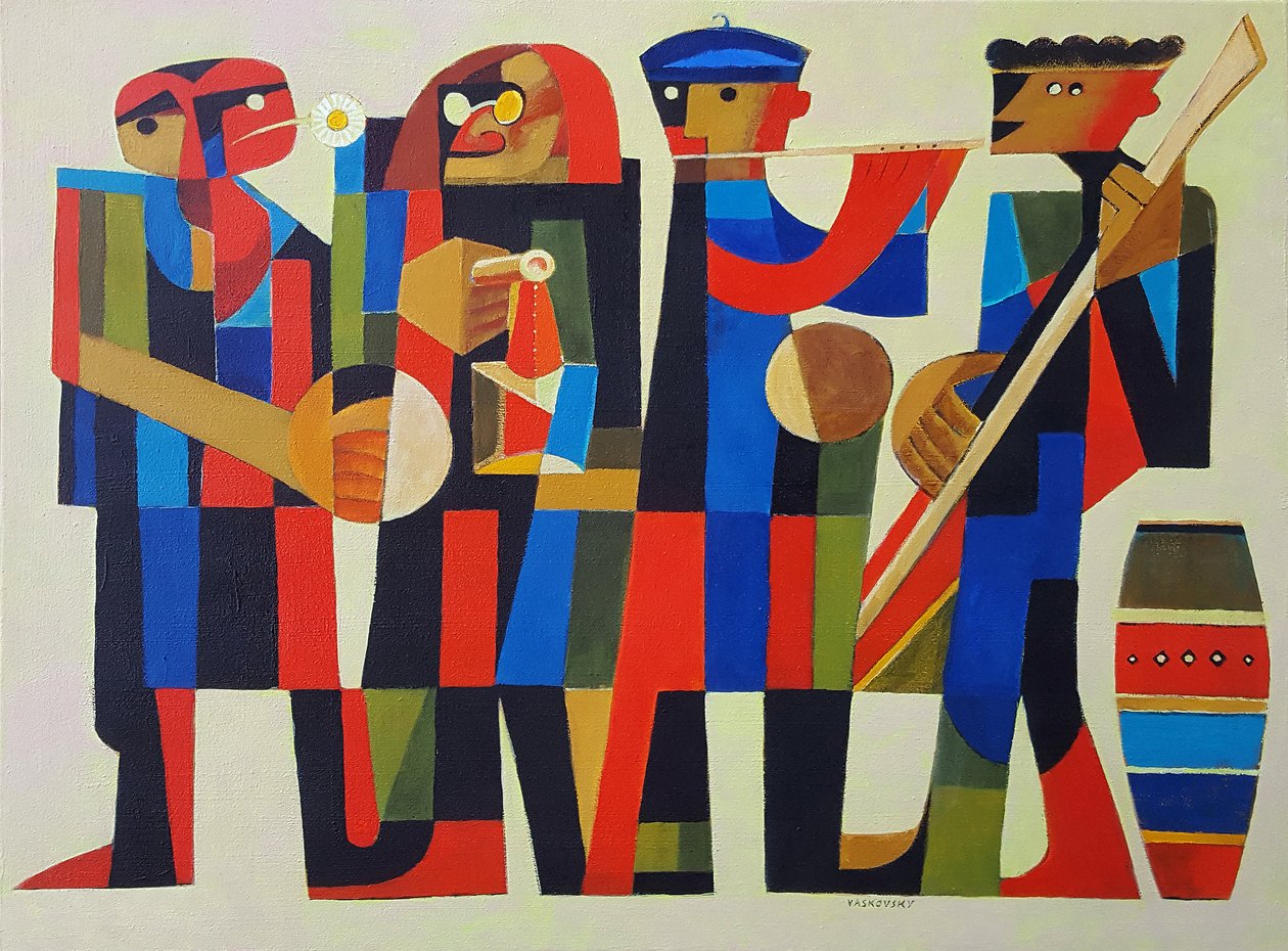 Quattro musicisti, 2017 da Vadym Vaskovsky