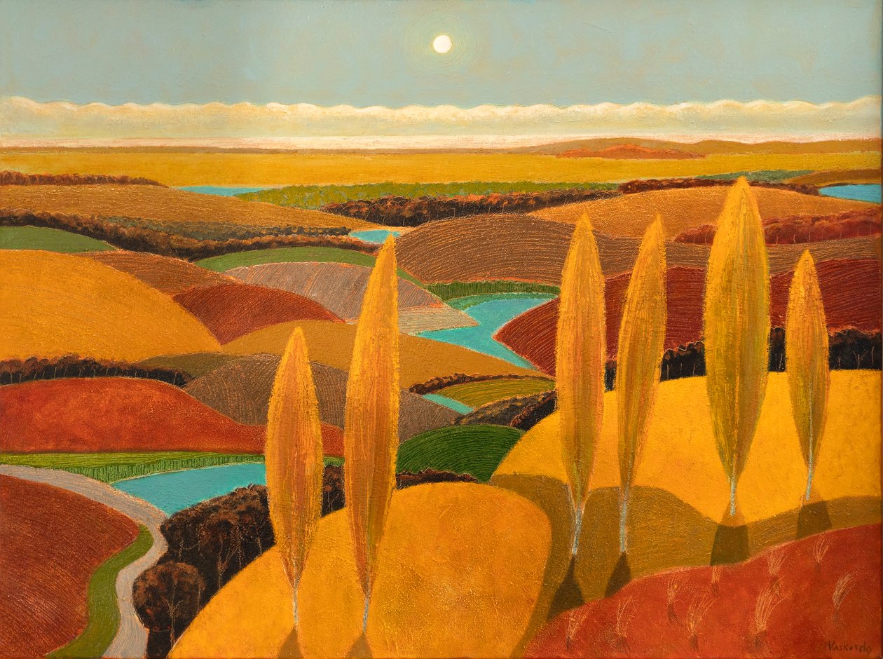 Collina di pioppi nelle dune, 2023 da Vadym Vaskovsky