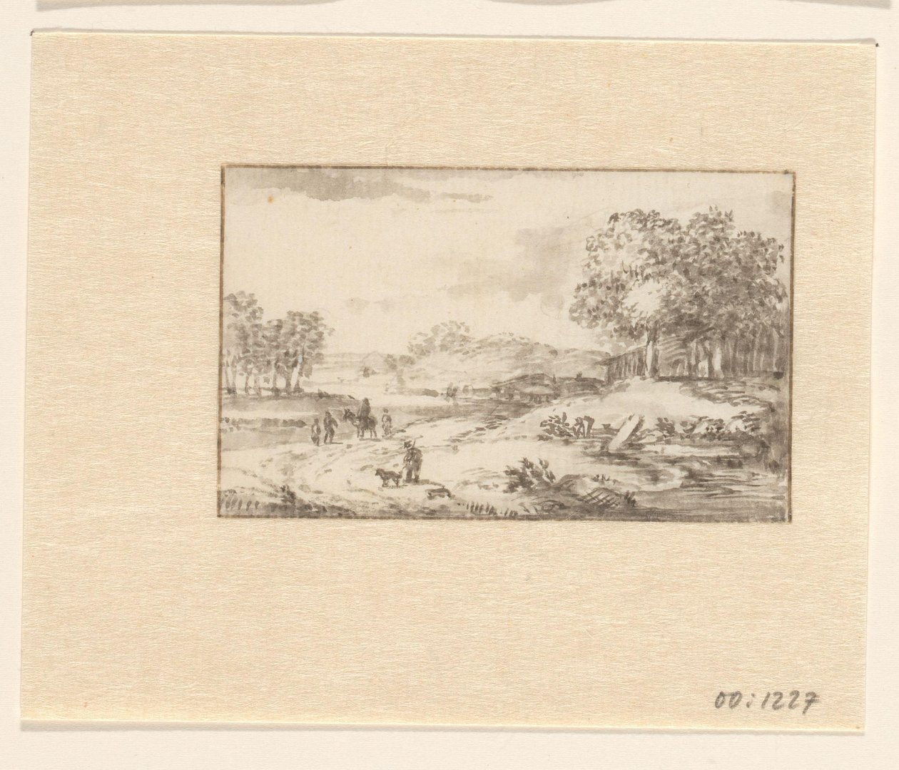 Paesaggio con cavaliere su una strada sabbiosa da Valentijn (possibly)
