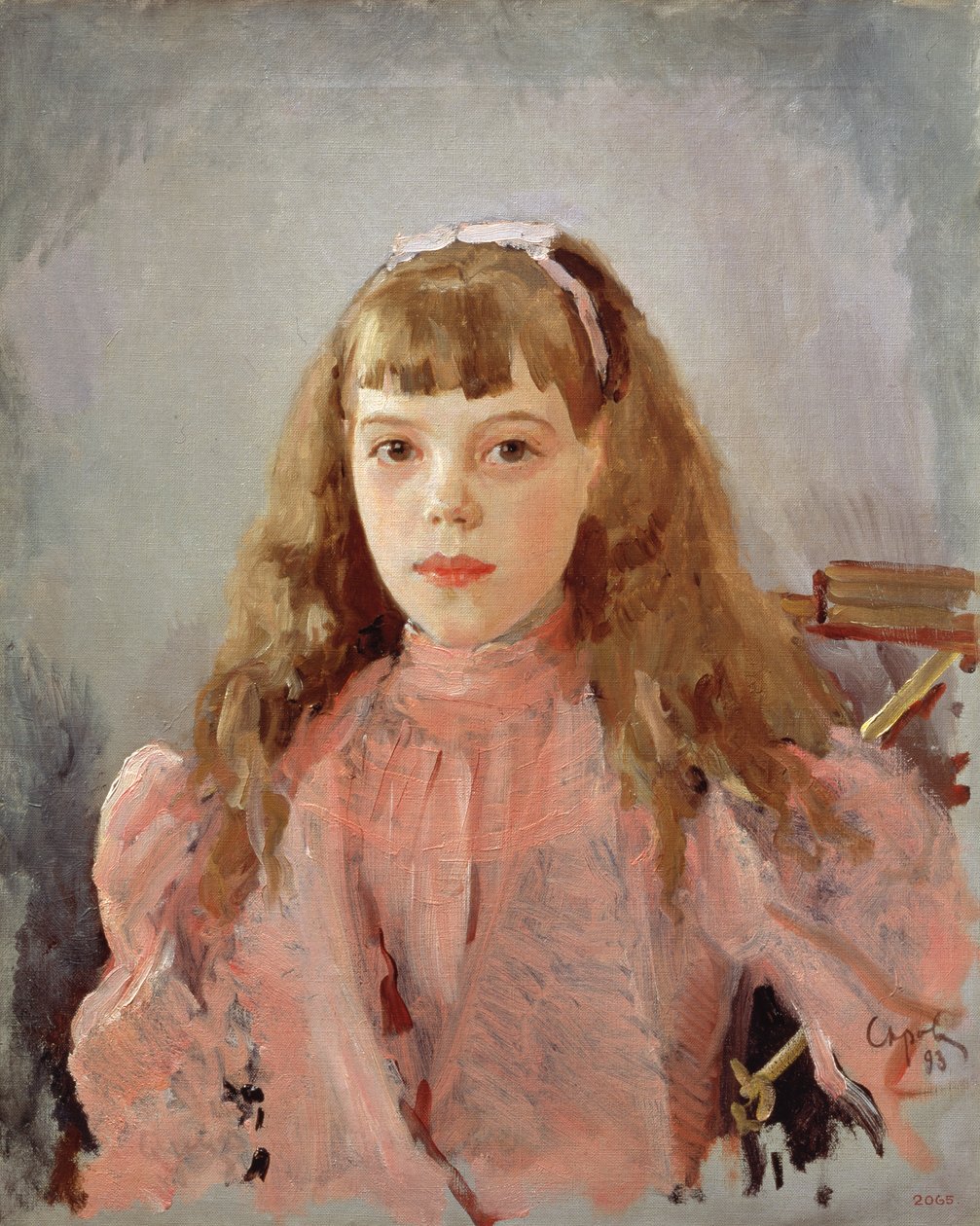 Ritratto della Granduchessa Olga Alexandrovna (1882-1960) 1893 da Valentin Aleksandrovich Serov