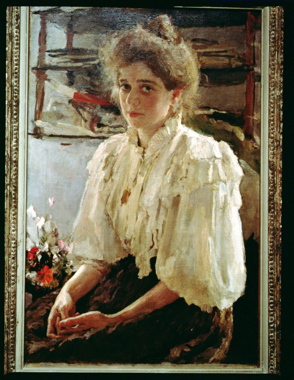 Ritratto di Madame Lwoff, 1895 da Valentin Aleksandrovich Serov