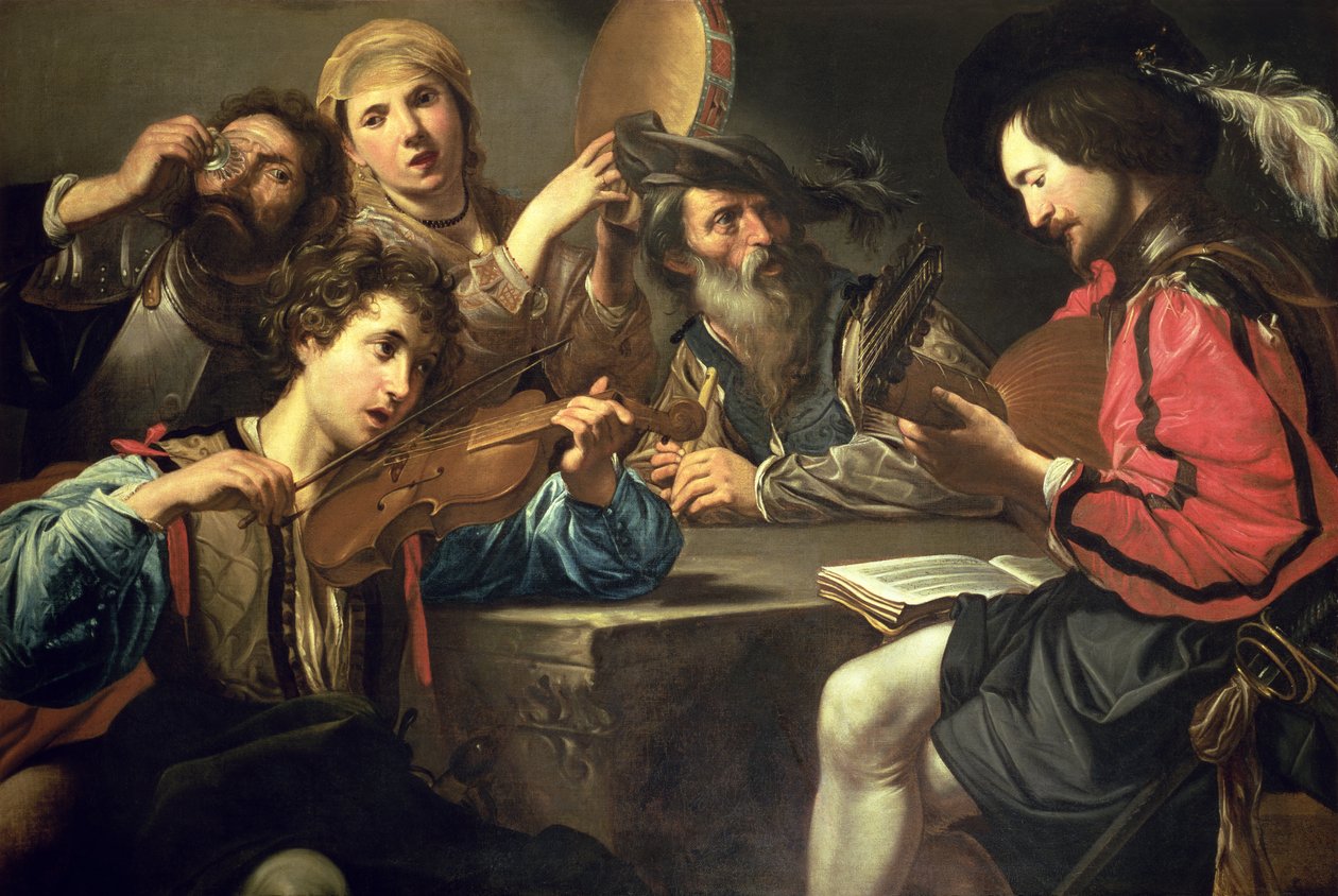 Un Raduno Musicale da Valentin de Boulogne