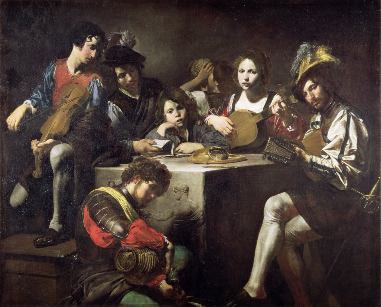Concerto intorno al bassorilievo da Valentin de Boulogne