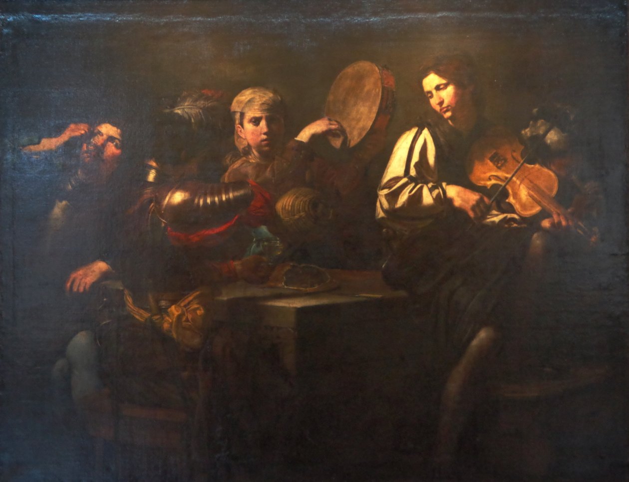 Musicisti e soldati da Valentin de Boulogne