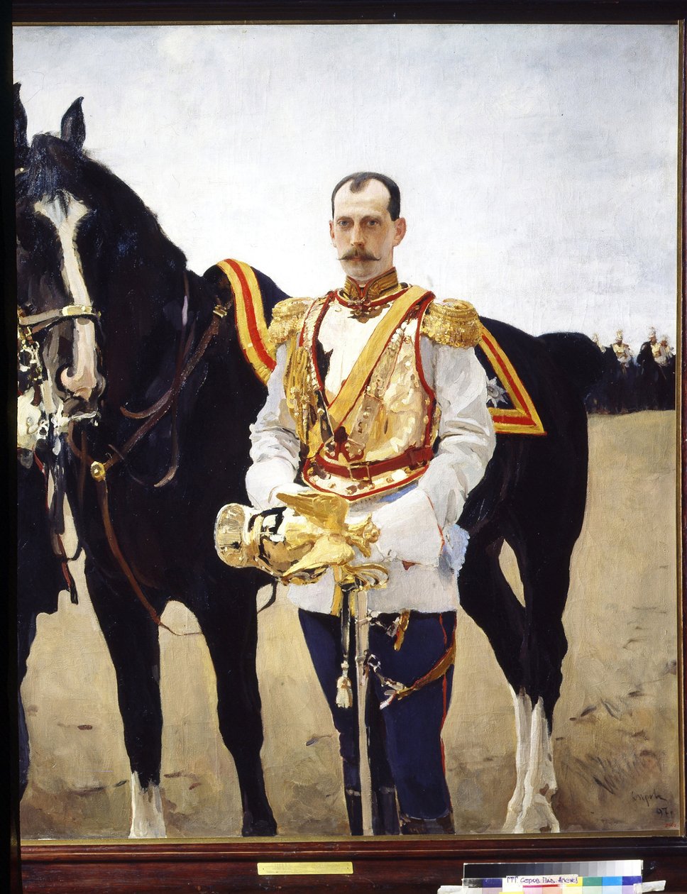 Ritratto del granduca Paolo Aleksandrovich di Russia da Valentin Aleksandrovich Serov
