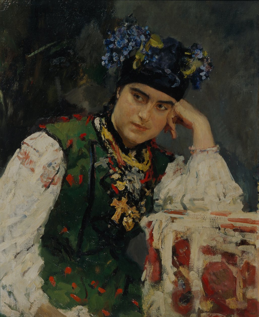 Ritratto di Sofia Dragomirov, 1889 da Valentin Aleksandrovich Serov