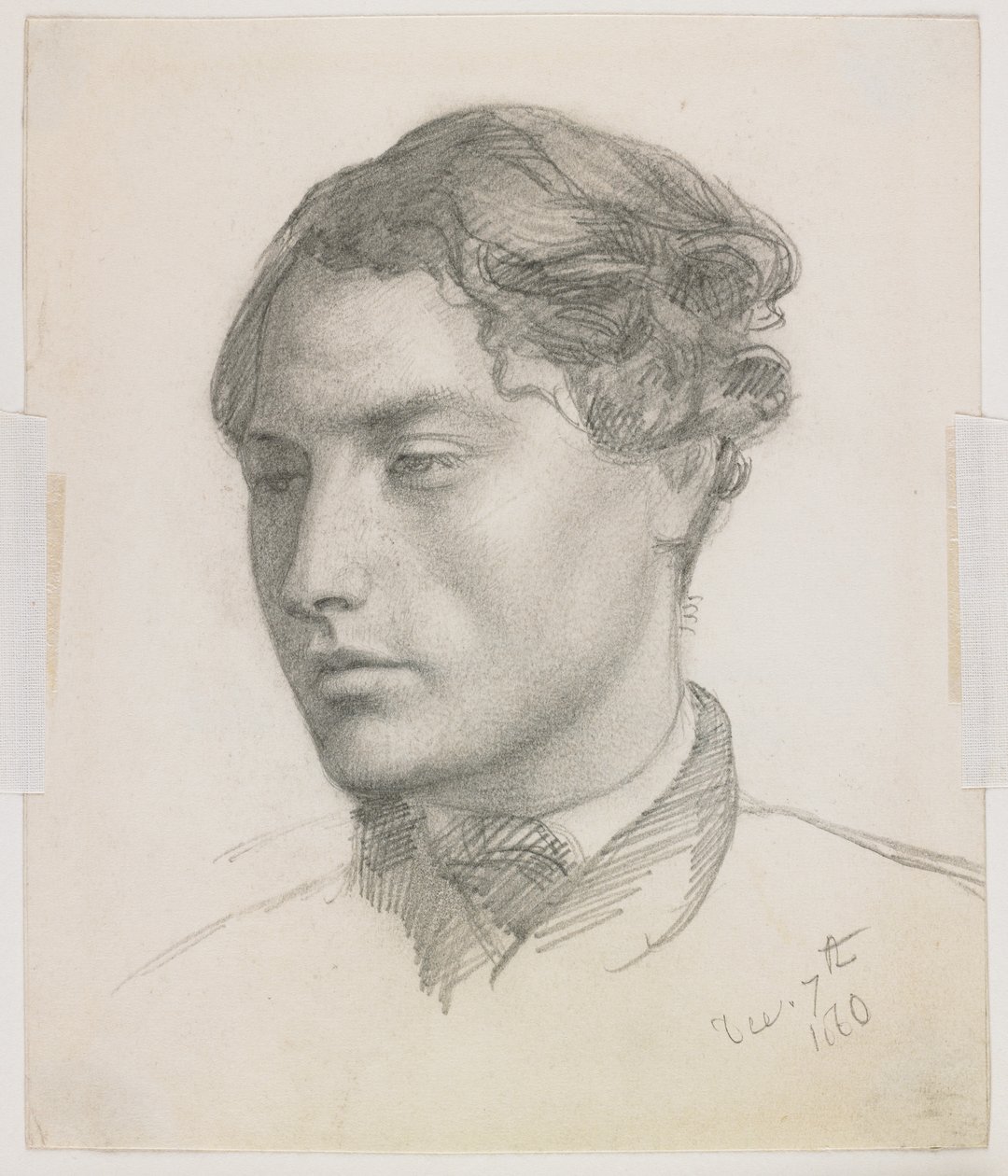 Ritratto di un giovane uomo, 1860 da Valentine Cameron Prinsep