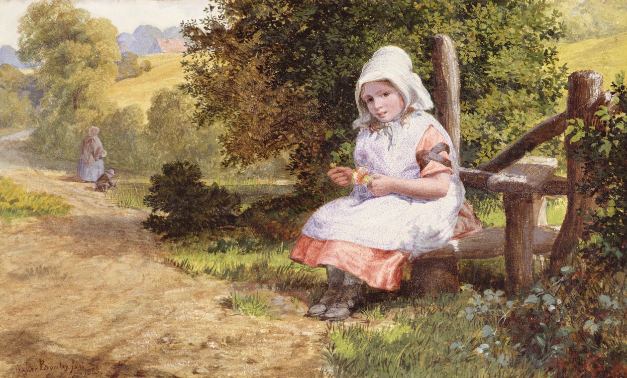 Riposo, 1865 da Valentine Walter Lewis Bromley