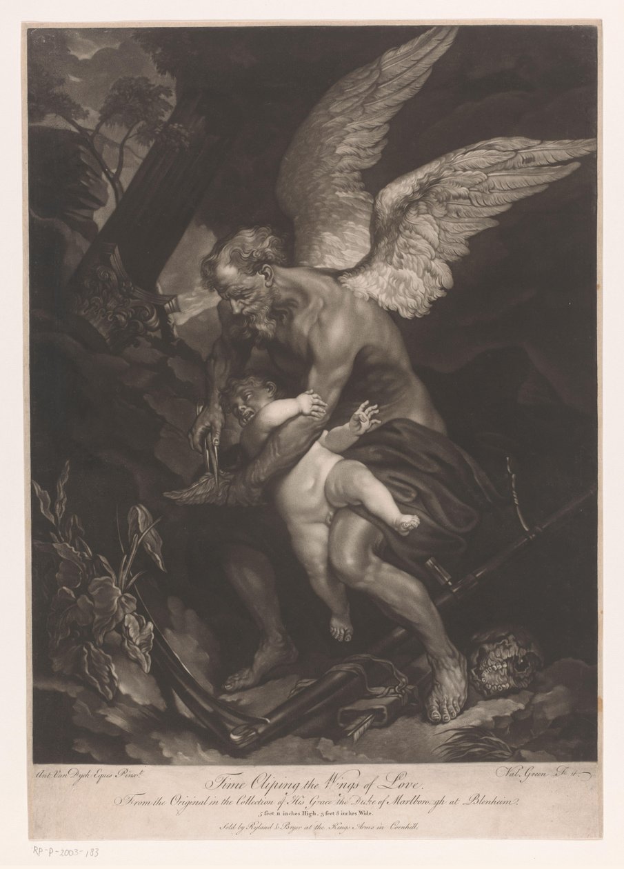 Il Tempo taglia le ali a Cupido da Valentine Green