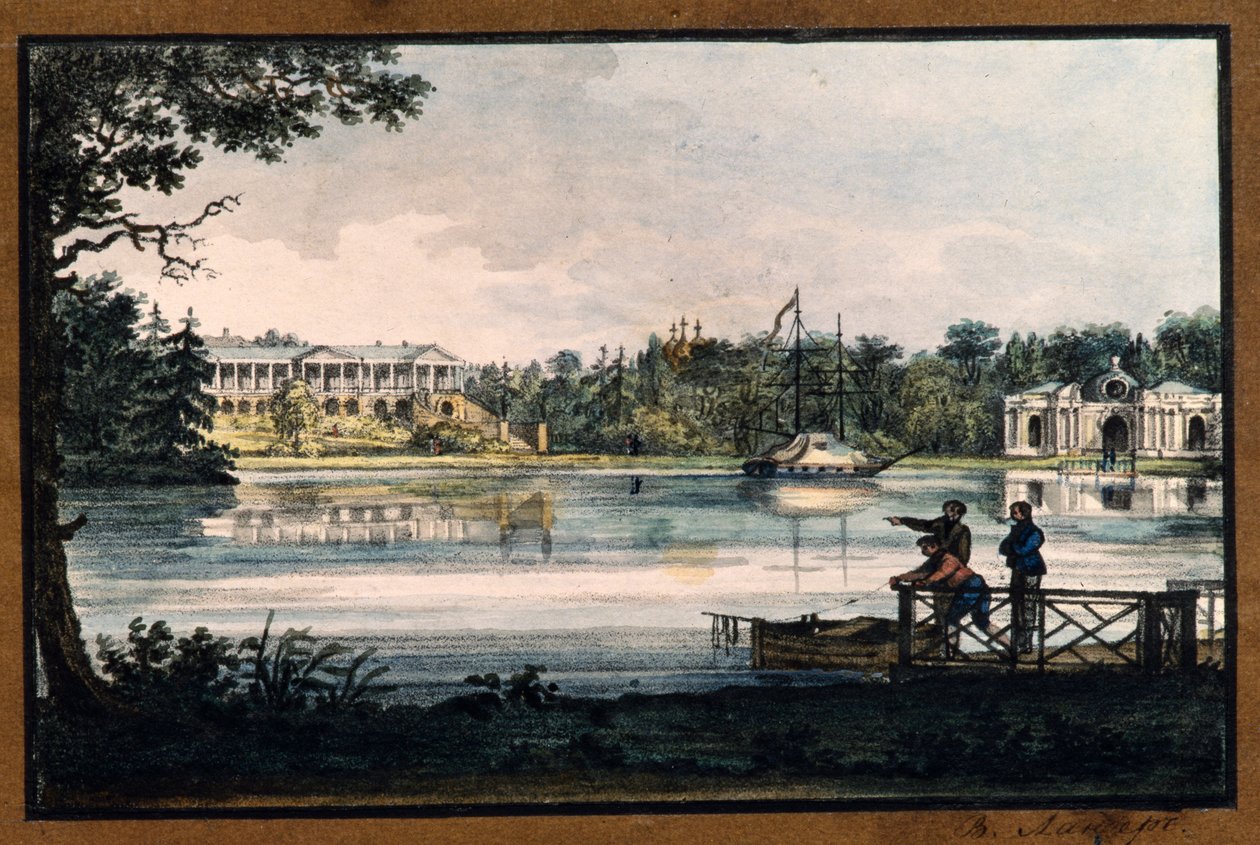 Galleria Cameron al Palazzo di Caterina a Tsarskoye Selo da Valerian Platonovich Langer