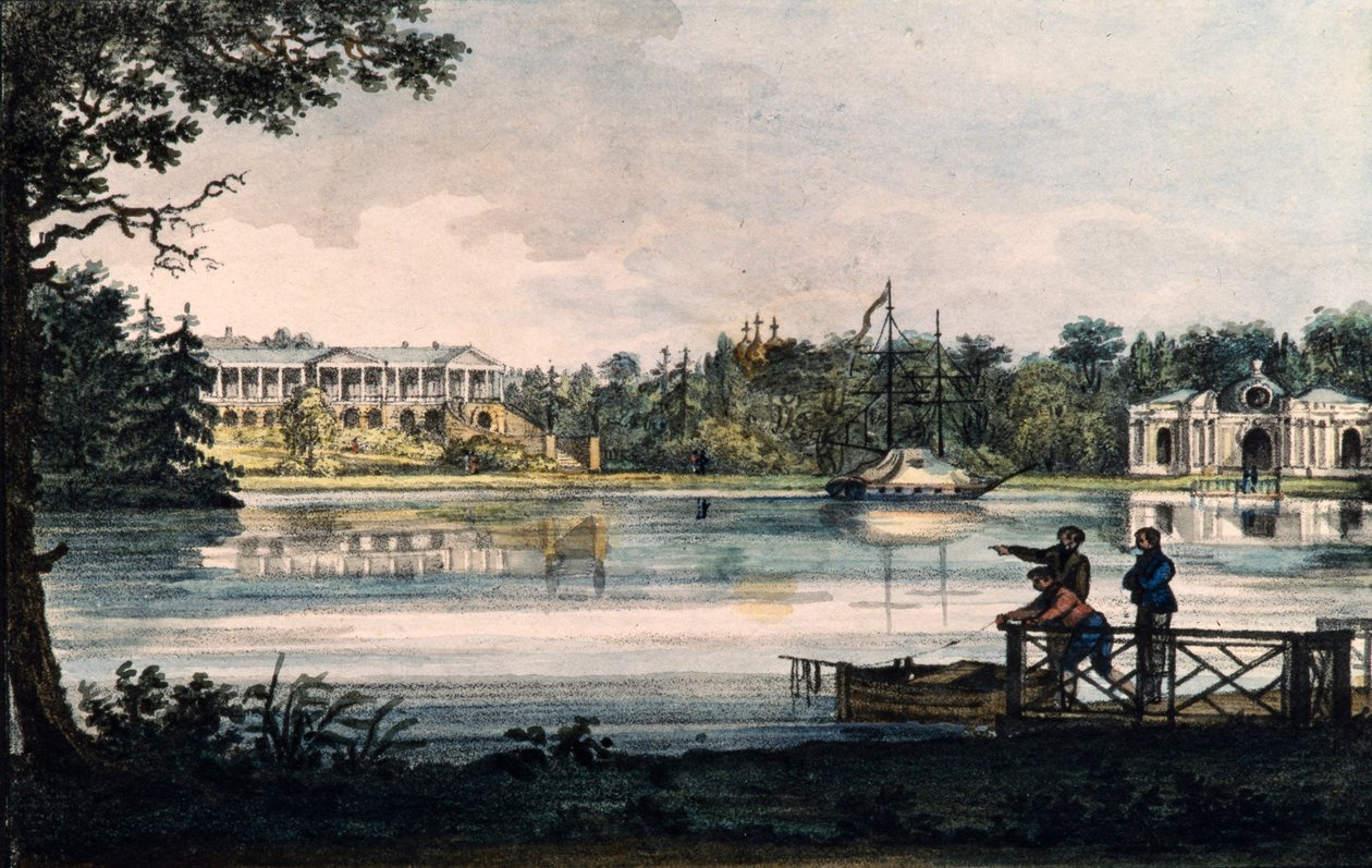 Galleria Cameron al Palazzo di Caterina a Tsarskoye Selo da Valerian Platonovich Langer