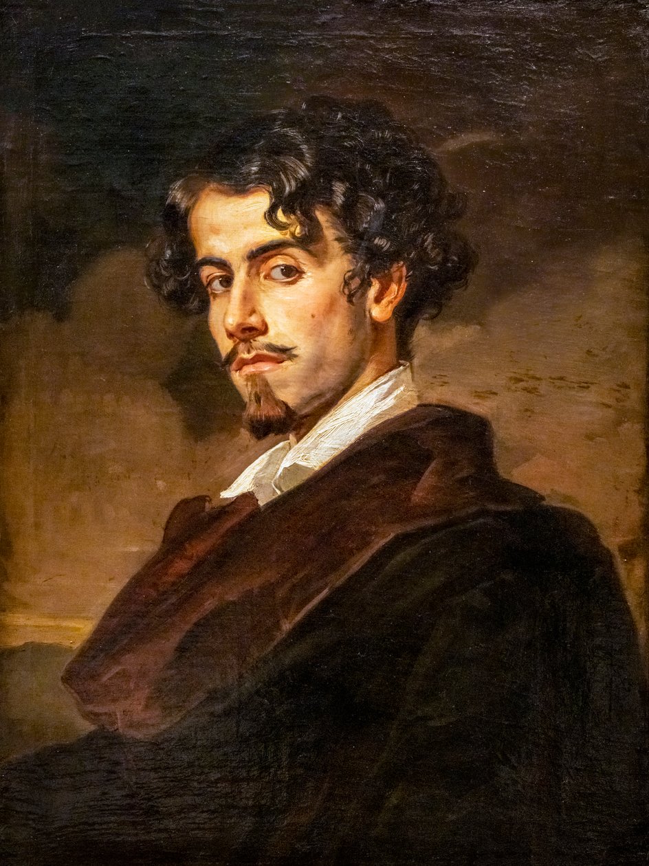Ritratto di Gustavo Adolfo Becquer da Valeriano Domínguez Bécquer