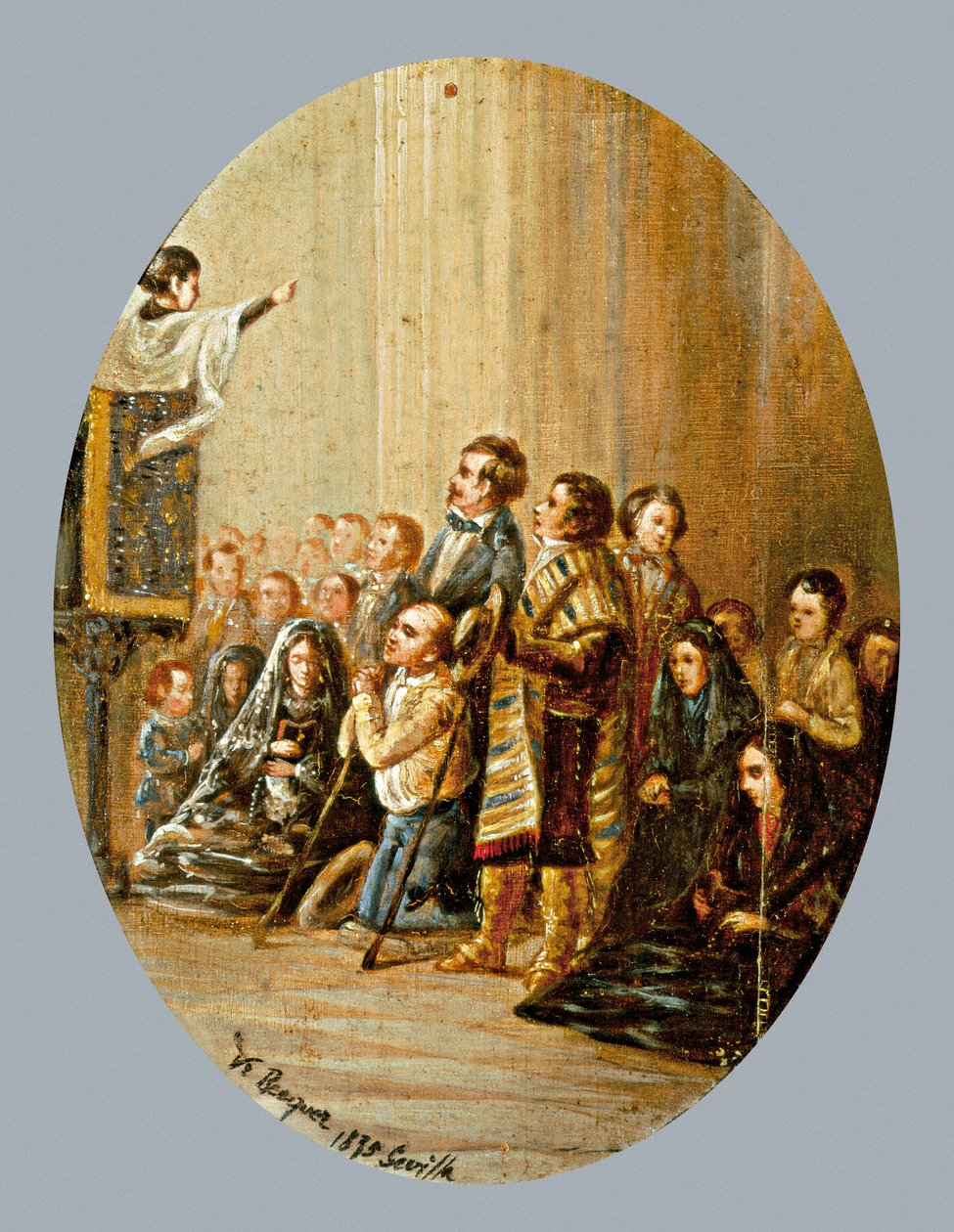 Il sermone da Valeriano Domínguez Bécquer